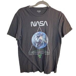 Old Navy NASA "One Planet, One Future. Earth" T-Shirt S Graphic Tee